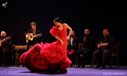 Olga Pericet en los Teatros del Canal de Madrid.