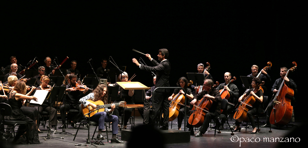 Tomatito y la Orquesta Sinfónica de Navarra en el festival Flamenco On Fire.