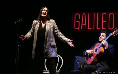 María Mezcle y Andrea Salcedo en la sala Galileo con Ellas Crean