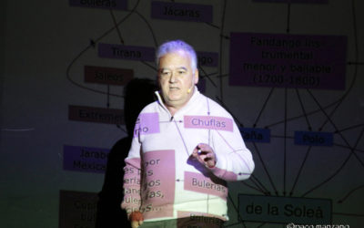 Faustino Núñez presentó “Comprende el Flamenco” en el Teatro Flamenco Madrid.