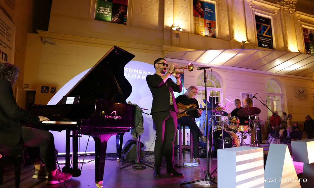 Carles Benavent Quartet en el Abierto de Málagajazz 2019.