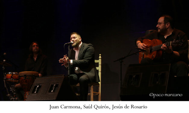 “Cante Flamenco”,  Saúl Quirós y Lucas Carmona en la sala Berlanga de Madrid
